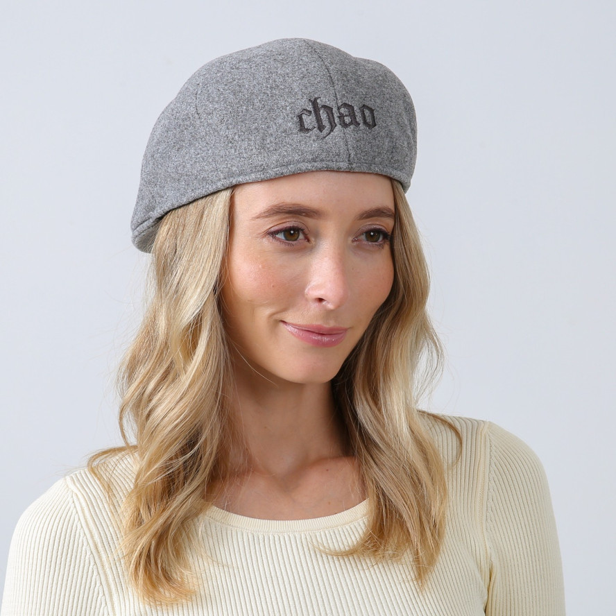 Кепка-реглан жіноча вовна сіра ЧІЛІ 880-184, фото 7