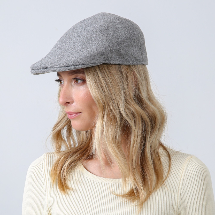 Кепка-реглан жіноча вовна сіра ЧІЛІ 880-184, фото 6