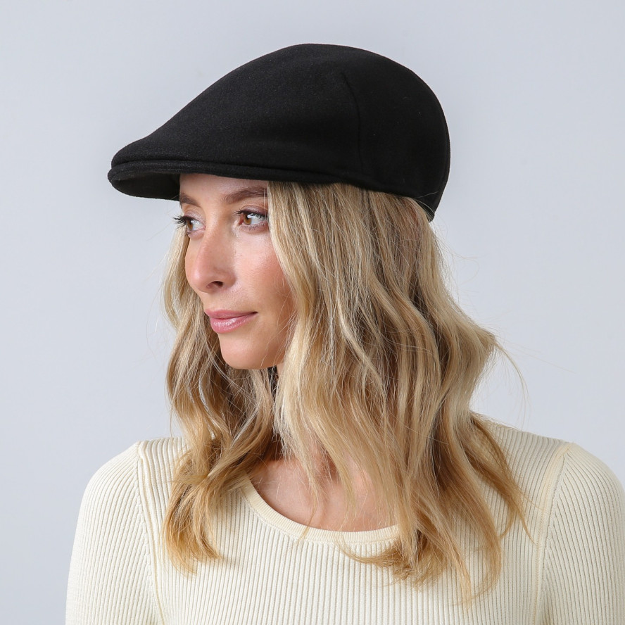 Кепка-реглан жіноча вовна чорна ЧІЛІ 880-191, фото 6