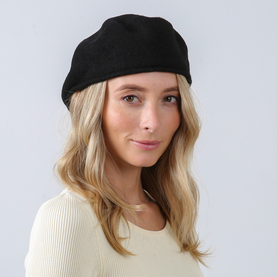Кепка-реглан жіноча вовна чорна ДАФІ 892-675, фото 6