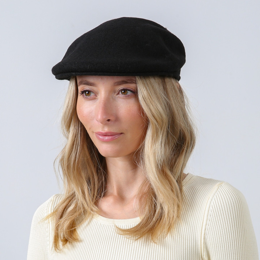 Кепка-реглан жіноча вовна чорна ДАФІ 892-675, фото 4