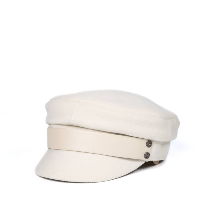 Кепка-картуз жіноча кашемір молочна МАРГО 920-248