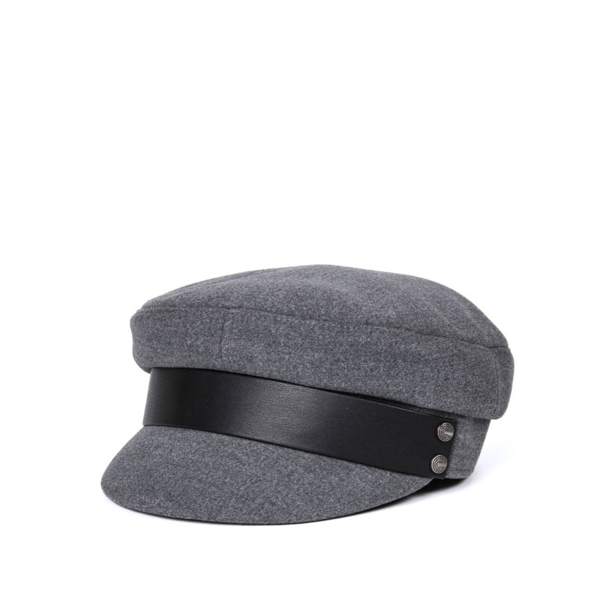 Кепка-картуз жіноча кашемір сіра МАРГО 920-255, фото 1