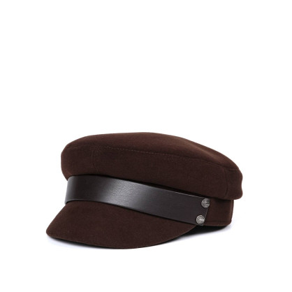 Кепка-картуз жіноча кашемір коричнева МАРГО 920-279 Кепка-картуз жіноча кашемір коричнева МАРГО 920-279