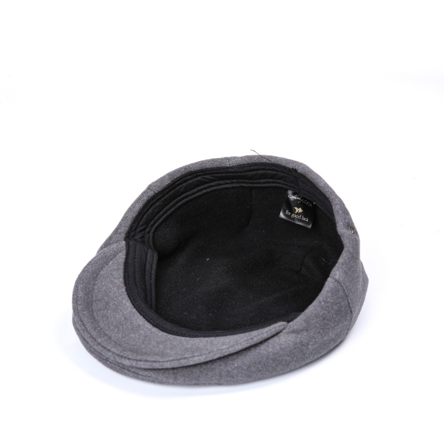 Кепка-реглан жіноча вовна сіра ОЛЕКСА 925-489, фото 3