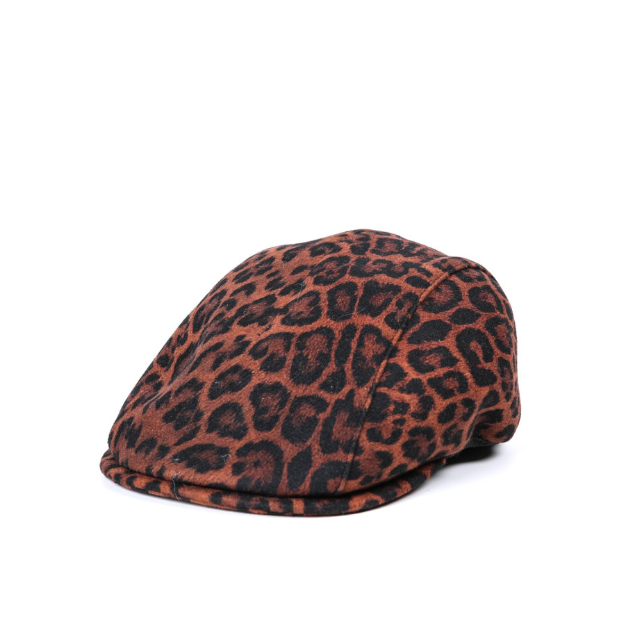 Кепка-реглан женская шерсть леопард ГЕЛЕН 929-869, фото 1