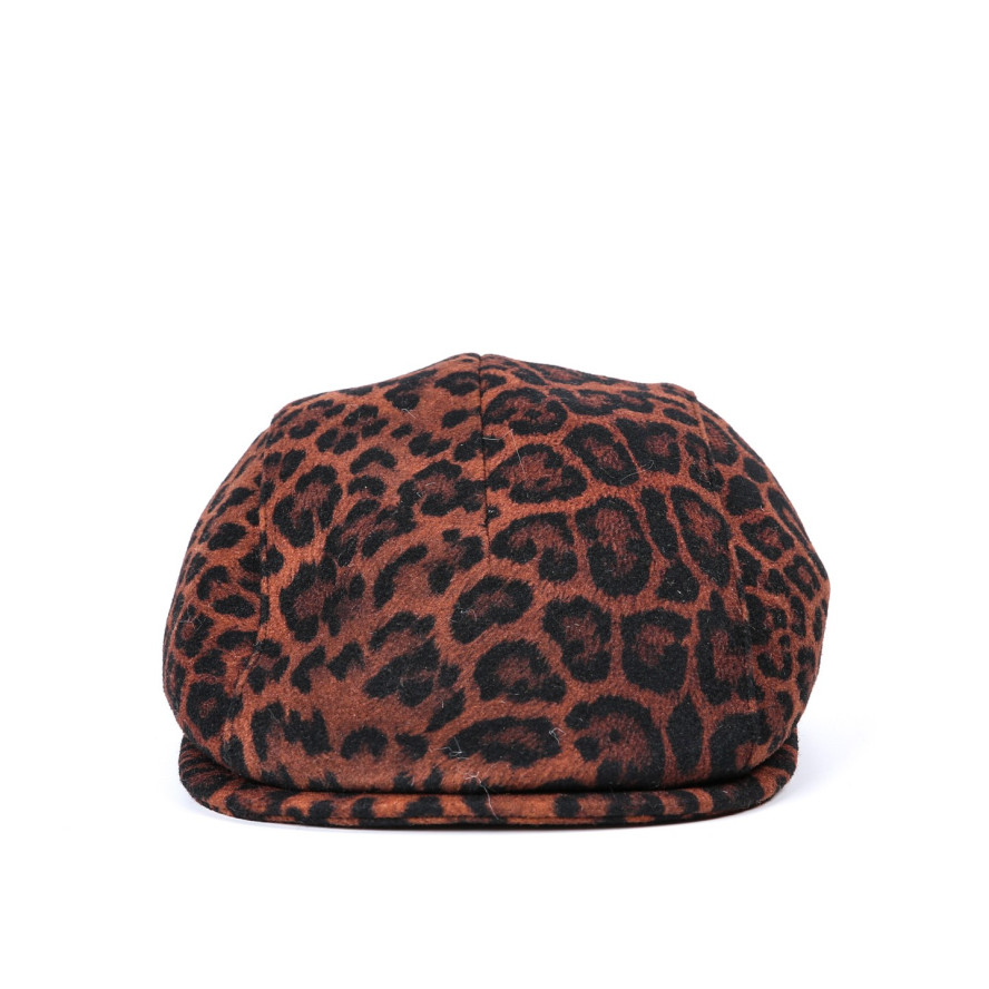 Кепка-реглан женская шерсть леопард ГЕЛЕН 929-869, фото 2