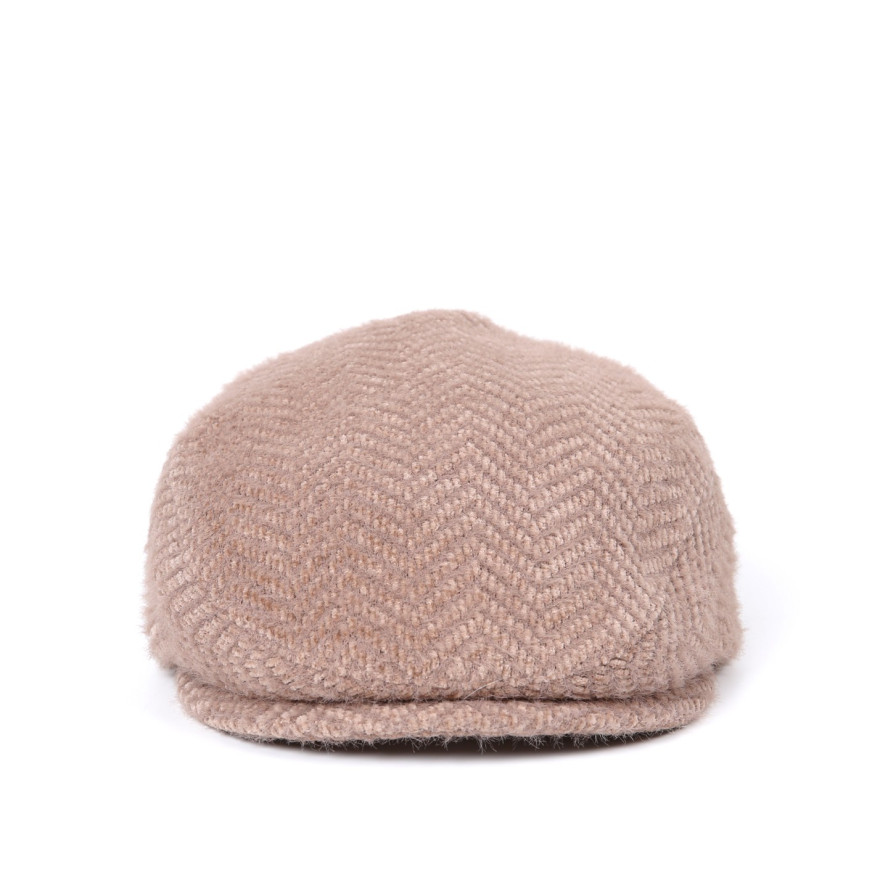 Кепка-реглан жіноча ангора бежева ОЛЕКСА 938-137, фото 2