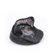 Кепка-восьмиклинка з вушками чоловіча вовна чорна БОГДАН 985-230, фото 3