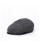 Кепка-шестиклинка з вушками чоловіча вовна чорна ЛЕОНІД 985-445