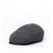 Кепка-шестиклинка с ушками мужская шерсть черная ЛЕОНИД 985-445, фото 1