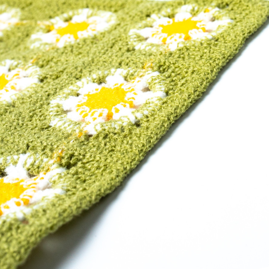 Косинка жіноча в'язана поліестер зелена САМЕР 444-638, фото 3