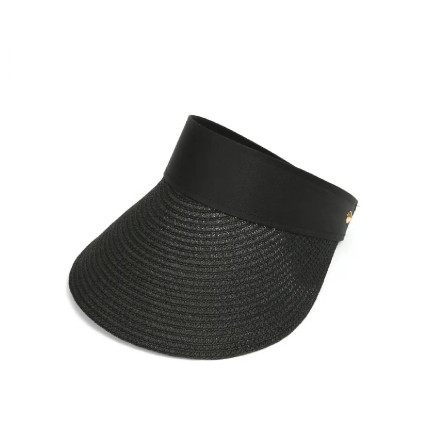 Козырек от солнца женский бумага черный LUCY 060-938