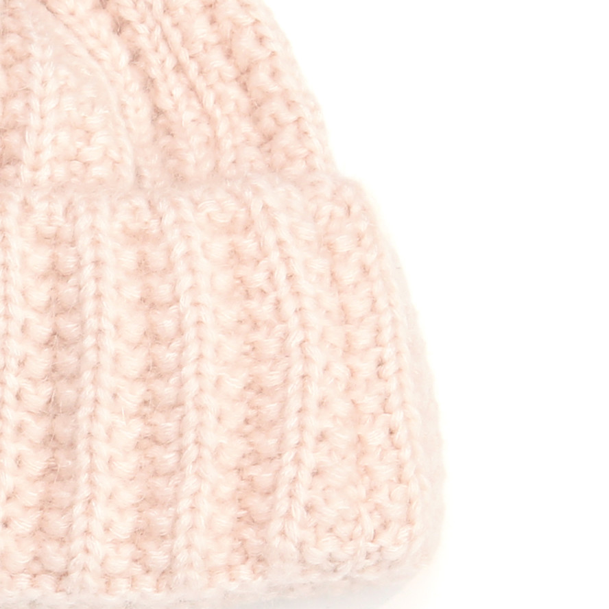 Набор шапка по голове + шарф женский шерсть розовый GWINNETT 032-446, фото 2