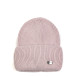 Набір шапка біні + шарф жіночий вовна рожевий GEORGE 567-108, фото 2