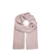 Набір шапка біні + шарф жіночий вовна рожевий GEORGE 567-108, фото 4