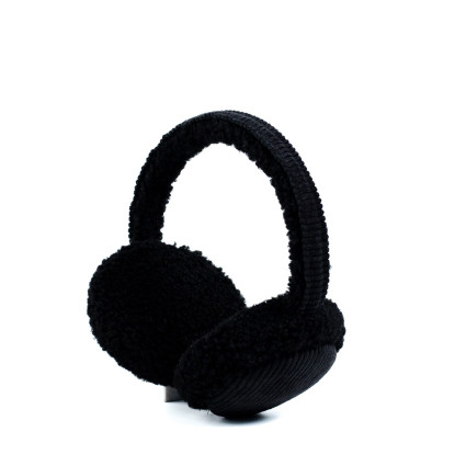 Меховые наушники женские искусственный мех каракуль с вельветом черные ВЕЛЕС 554-221 Меховые наушники женские искусственный мех каракуль с вельветом черные ВЕЛЕС 554-221