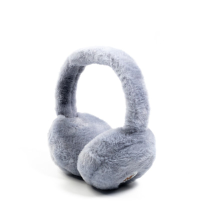 Меховые наушники женские искусственный мех шиншилла серые КИМРА 565-326 Меховые наушники женские искусственный мех шиншилла серые КИМРА 565-326