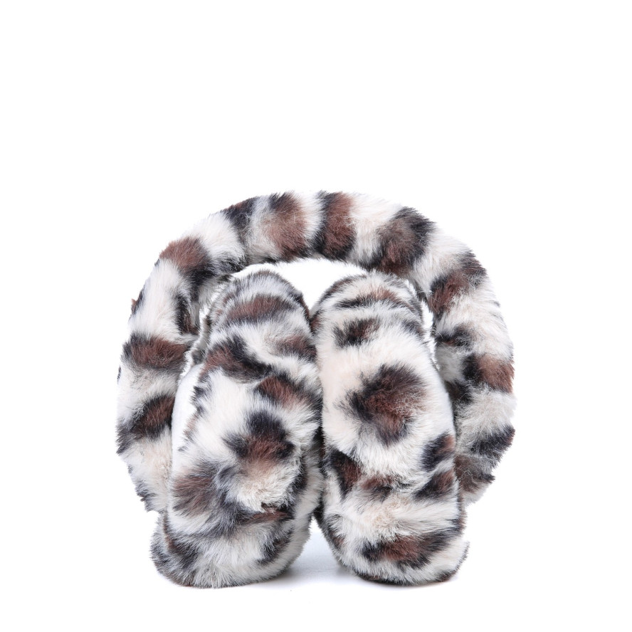 Хутряні навушники жіночі штучне хутро леопард ЛЕВУСЬ 929-654, фото 3