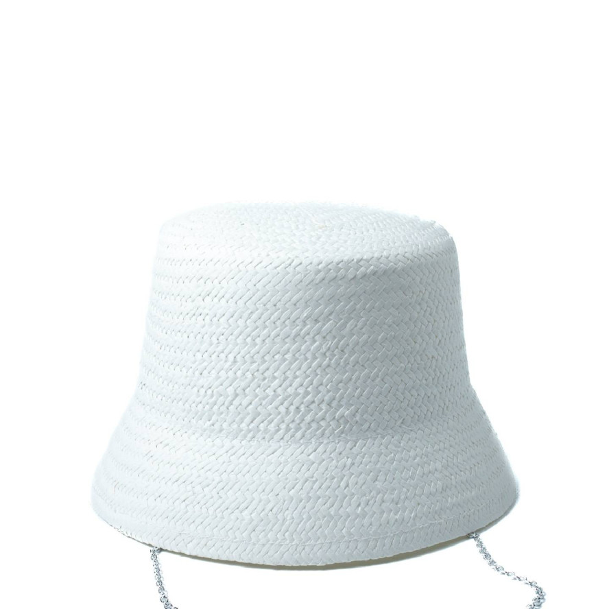 Панама жіноча з ланцюжком папір біла ВІЛЕНА 444-560, фото 1