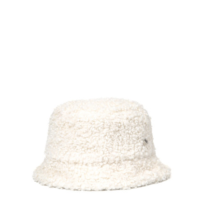 Панама жіноча одностороння штучне хутро каракуль біла ДЕЛАЙН 879-997 Панама жіноча одностороння штучне хутро каракуль біла ДЕЛАЙН 879-997