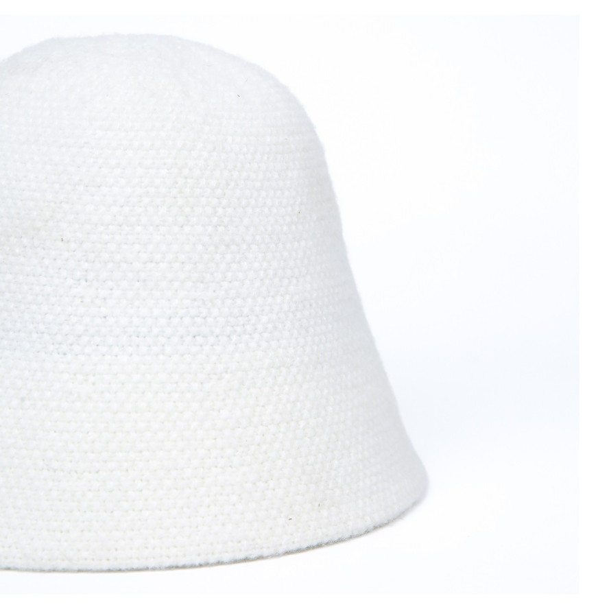 Панама жіноча в'язана вовна біла СЕЛІН 996-106, фото 2