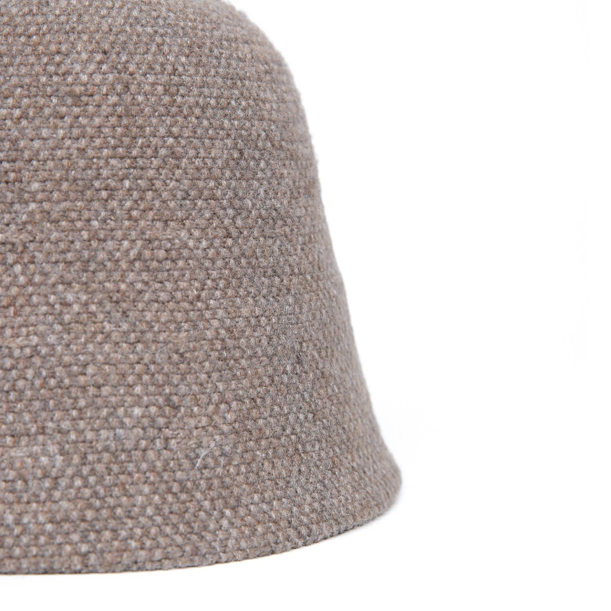 Панама жіноча в'язана вовна бежева СЕЛІН 996-144, фото 2