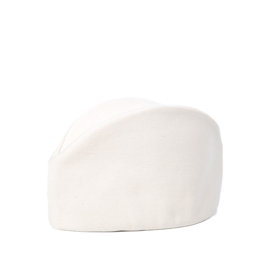 Пилотка женская шерсть молочная ВИКТОРИЯ 932-494, фото 1