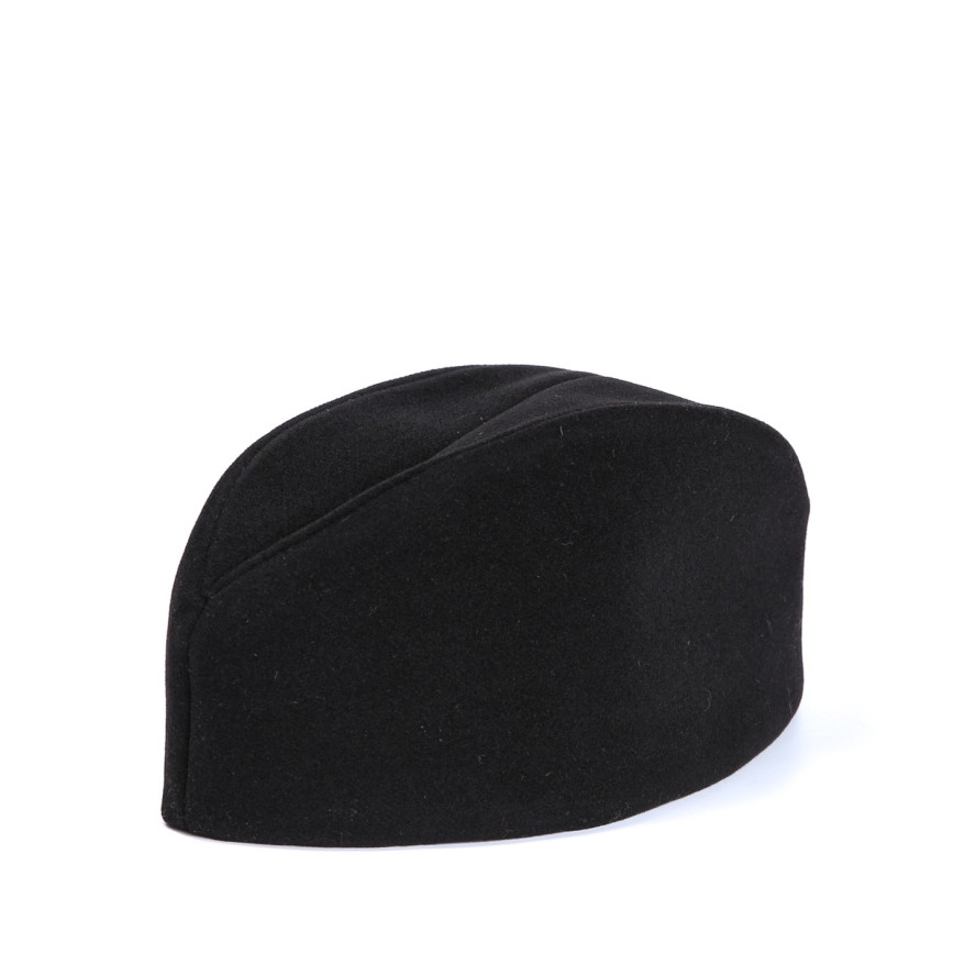 Пилотка женская шерсть черная ВИКТОРИЯ 932-517, фото 1