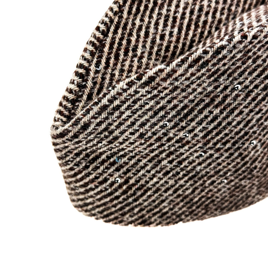 Пилотка женская шерсть коричневая ВИКТОРИЯ 932-524, фото 2