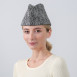 Пилотка женская шерсть бело-черная ВИКТОРИЯ 932-548, фото 3