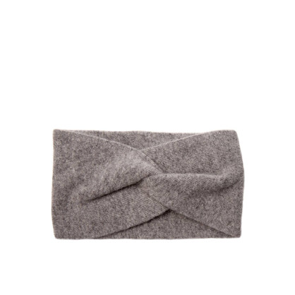 Пов'язка на голову жіноча вовна сіра ДЖИНЕТ 256-324 Пов'язка на голову жіноча вовна сіра ДЖИНЕТ 256-324