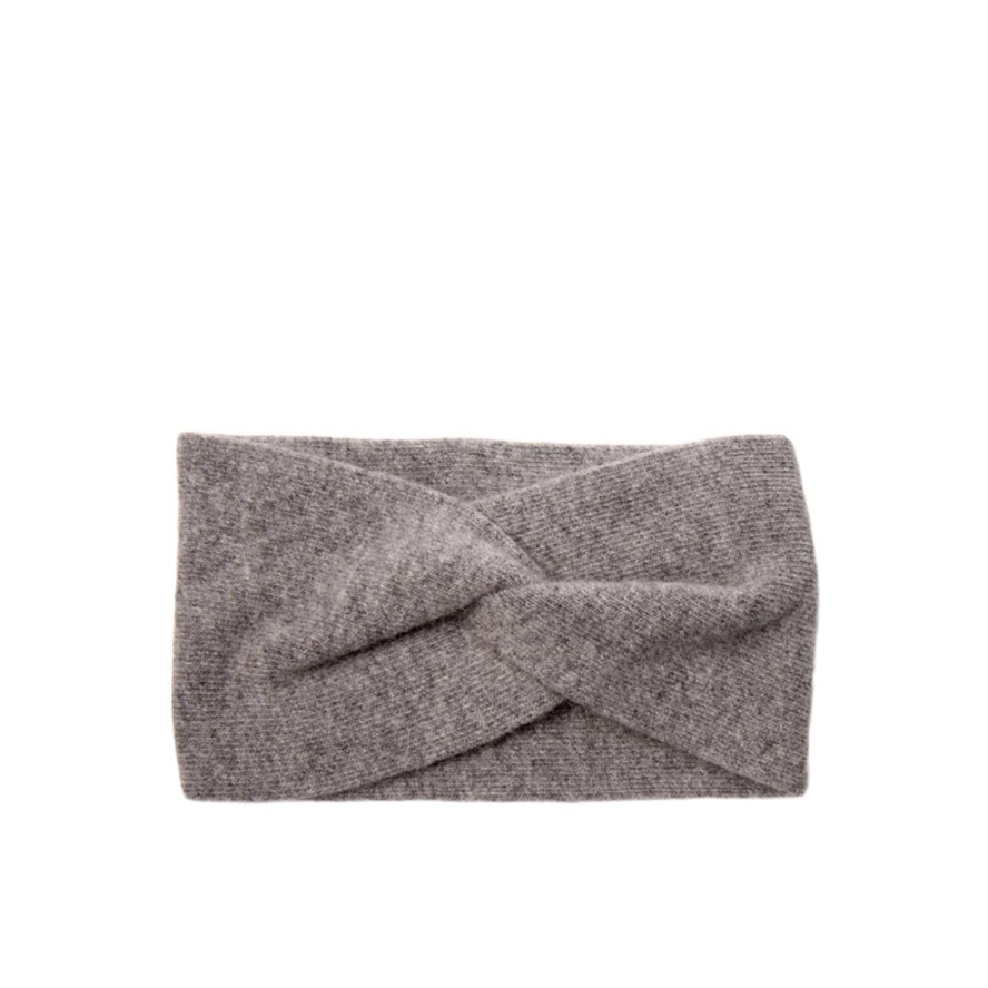 Повязка на голову женская шерсть серая ДЖИНЕТ 256-324, фото 1