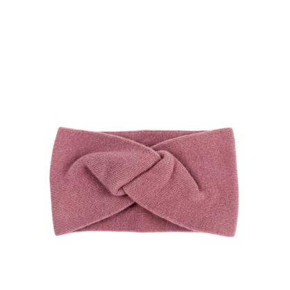 Пов'язка на голову жіноча вовна рожева ДЖИНЕТ 256-348