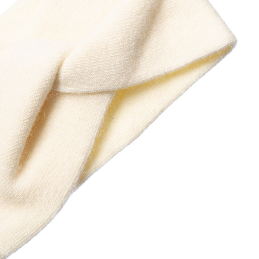 Пов'язка на голову жіноча вовна молочна ДЖИНЕТ 256-362, фото 2