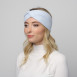 Повязка на голову женская шерсть голубая ДЖИНЕТ 647-931, фото 3