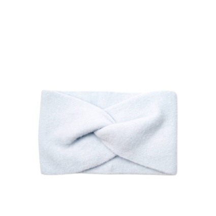 Повязка на голову женская шерсть голубая ДЖИНЕТ 647-931