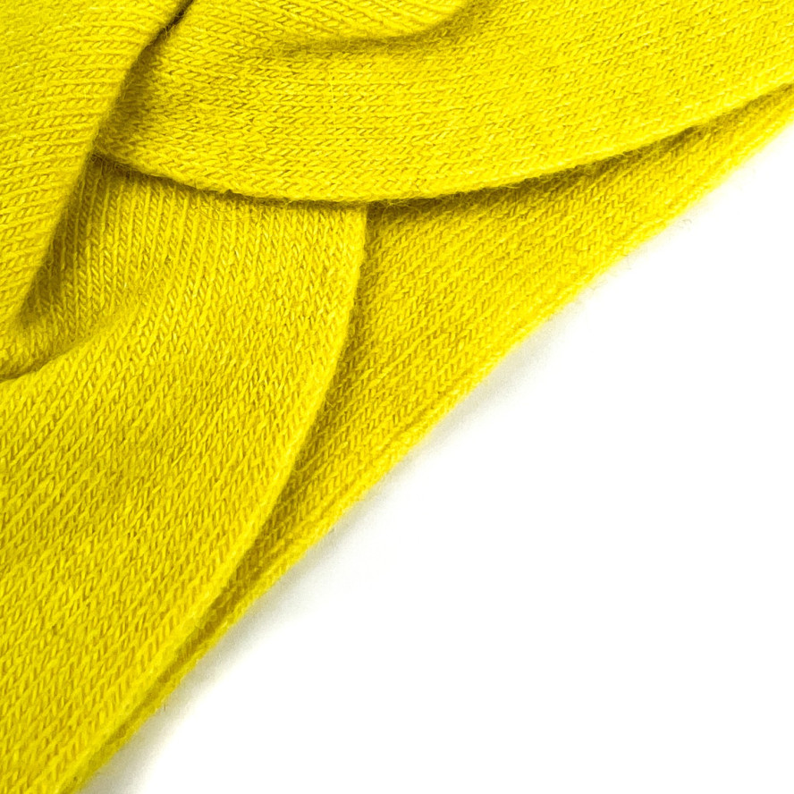 Пов'язка на голову жіноча вовна жовта ДЖИНЕТ 659-408, фото 2