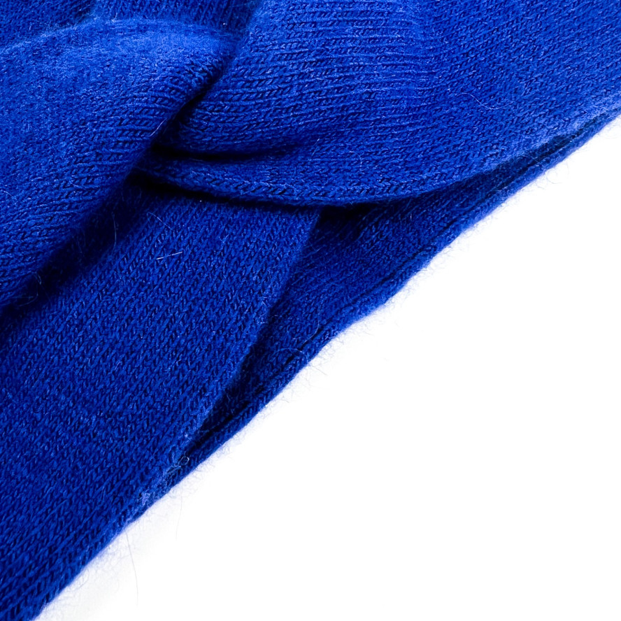 Пов'язка на голову жіноча вовна синя ДЖИНЕТ 659-415, фото 2