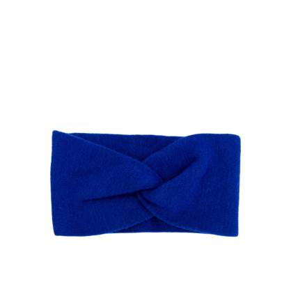 Пов'язка на голову жіноча вовна синя ДЖИНЕТ 659-415