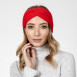 Пов'язка на голову жіноча вовна червона ДЖИНЕТ 567-047, фото 4
