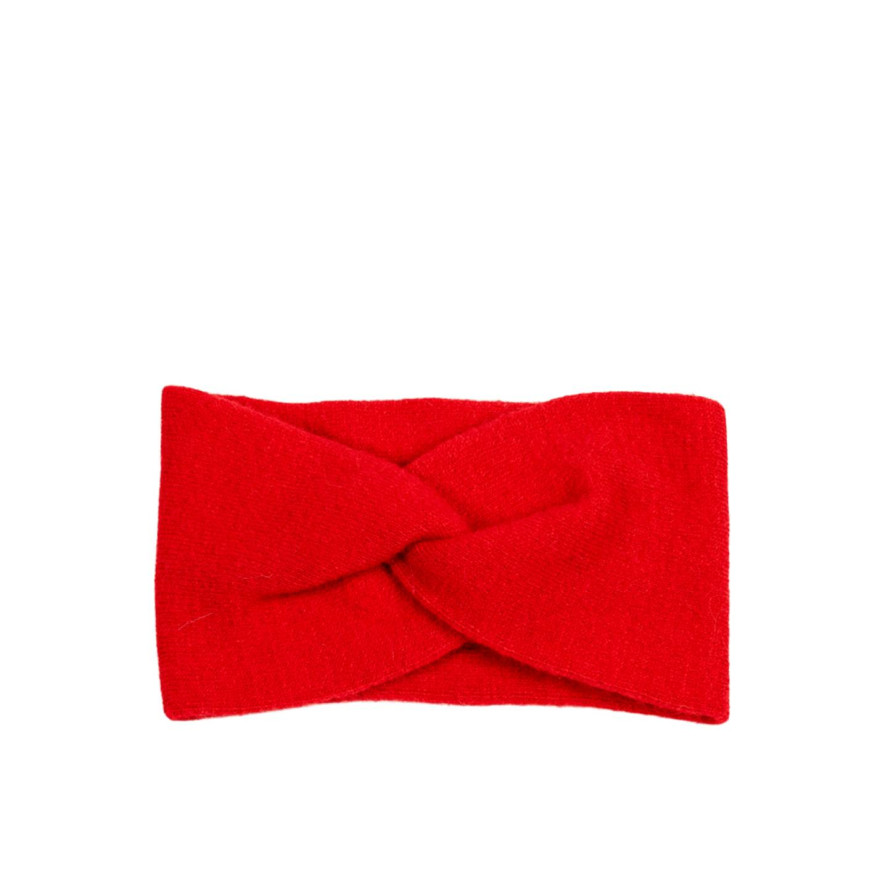 Пов'язка на голову жіноча вовна червона ДЖИНЕТ 567-047, фото 1
