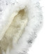 Пов'язка на голову жіноча штучне хутро лама біла ПАННА 640-900, фото 2