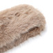 Пов'язка на голову жіноча штучне хутро песець коричнева КРІСТЕН 675-995, фото 2