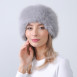 Пов'язка на голову жіноча штучне хутро песець сіра ЛІКІ 707-719, фото 3