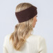 Пов'язка на голову жіноча вовна коричнева ДЖИНЕТ 722-569, фото 4