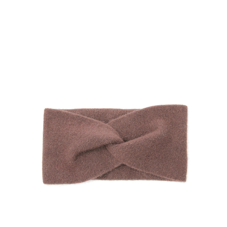 Пов'язка на голову жіноча вовна коричнева ДЖИНЕТ 722-569, фото 1