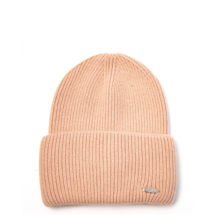 Шапка біні жіноча ангора бежева OLIVIA 864-544, фото 1