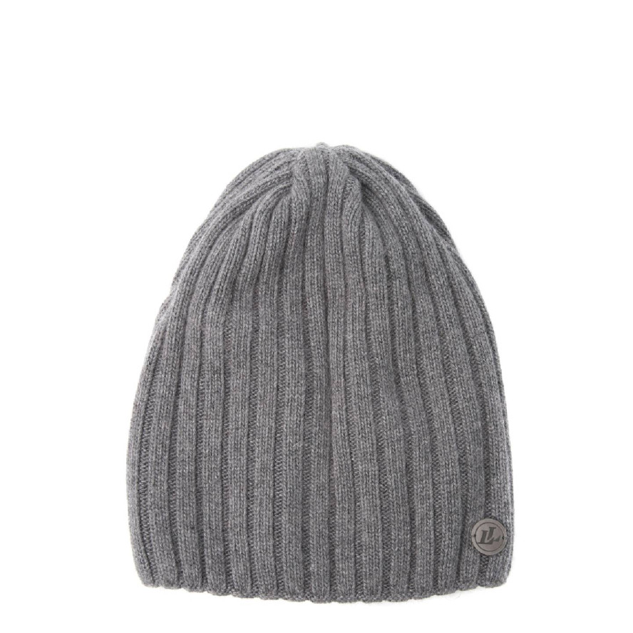 Шапка ковпак жіноча вовна сіра LIORA 947-308, фото 3
