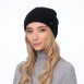 Шапка колпак женская шерсть черная LIORA 947-315, фото 4